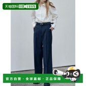 Wide 韩国直邮LOEUVRE正品 Trous 302255518One tucked 女装 休闲裤