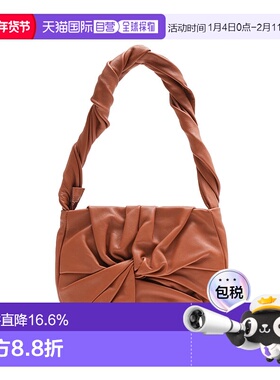 韩国直邮HEREU FONDA手提包褶皱横款方形单肩托特包WBR22FOND002