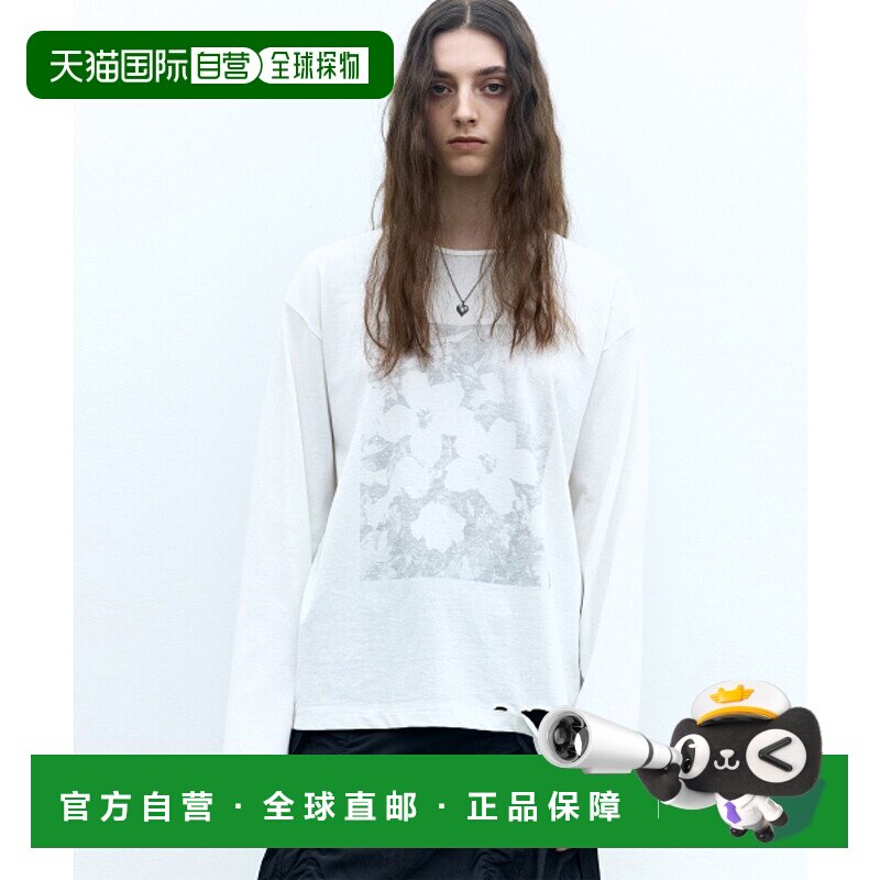 韩国直邮INSILENCE女款设计师新款秋冬高级简约时尚T恤IW2D4TO07I