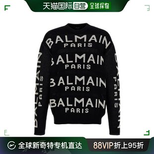 BLACK 韩国直邮BALMAIN24SS毛衣男CH1KE010KE07EABWHITE