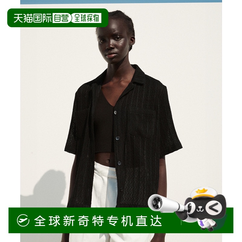 韩国直邮RE RHEE 女士毛针织衫RQ2STO066-0 LINEN BLENDED OPEN KN