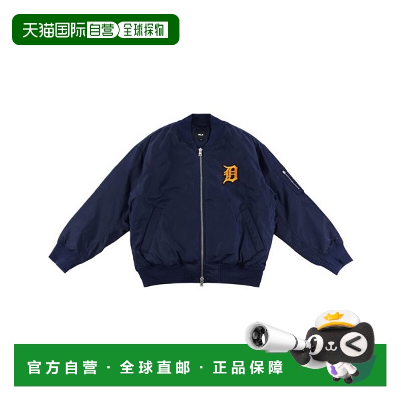 韩国直邮MLB MLB 官方徽标加绒棒球毛衣 3AJPB0124-46NYD
