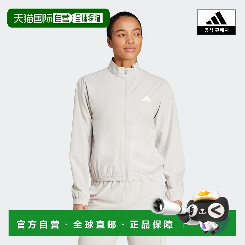 韩国直邮adidas [阿迪达斯官方 Train Essential 3S 编织夹克 [JE