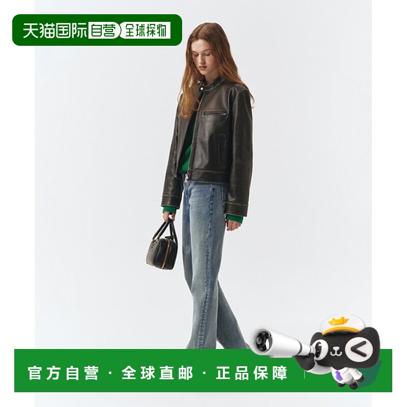 韩国直邮Dunst2023秋冬新品中性风经典女款牛仔裤UDPA3C205B2