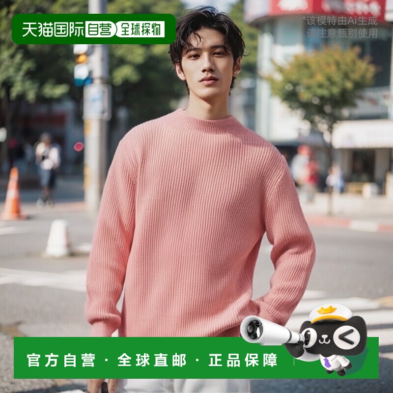 韩国直邮ANDERSEN-ANDERSEN 男针织SAILOR CREWNECK Taupe羊毛