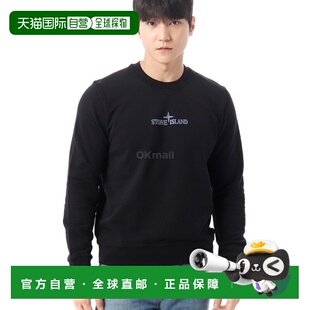 韩国直邮STONE ISLAND 棉质抓绒“Institutional One”印花圆领运
