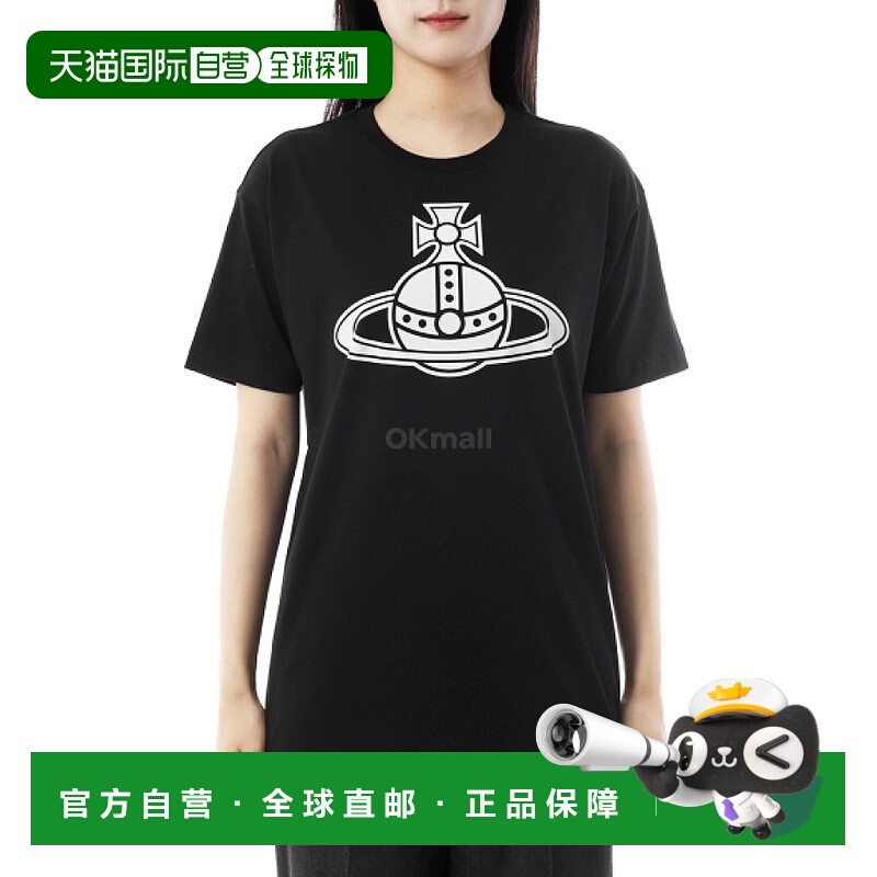 韩国直邮Vivienne Westwood 巴黎 ORB 经典 T 恤 (3G010049 J001M