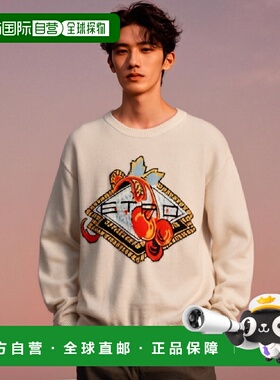 韩国直邮ETRO 徽标提花女士圆领毛衣 12841 9819 0990针织衫