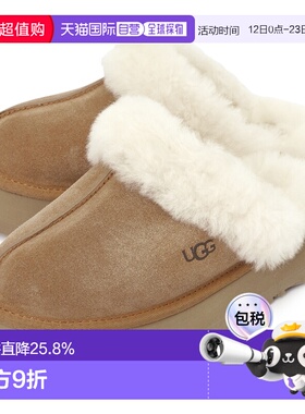 1h可退 韩国直邮UGG拖鞋女秋冬厚底经典居家包头毛毛保暖半拖1122