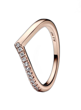 韩国直邮PANDORA潘多拉正品时尚精致女士饰品戒指182394C01镀金