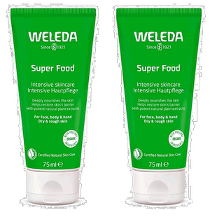韩国直邮WELEDA维蕾德superfood面霜75ml*2瓶保湿滋润多效修正品
