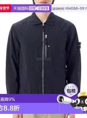 韩国直邮STONE ISLAND 1200031 ECONYL 尼龙金属外套衬衫 (K2S15