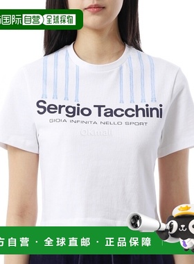 韩国直邮Sergio Tacchini COLONNA CROPEPD T 恤 (STS25W51141-法