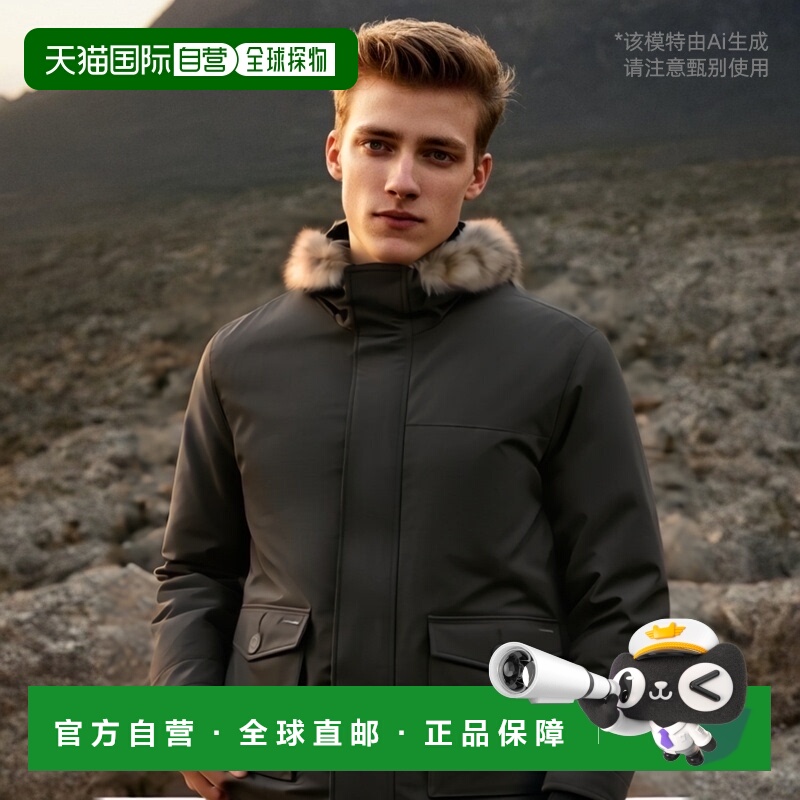 韩国直邮NOBIS 羽绒服YVESBLACKFW22男士 高端流行休闲时尚正品