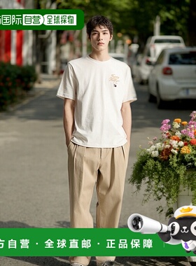 韩国直邮TOMMY HILFIGER 男士T恤T12F0TPO360MT1Z00高档正品舒适