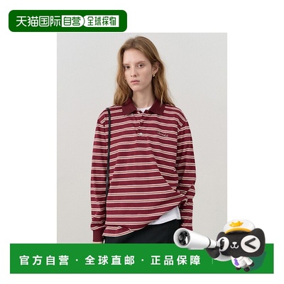 韩国直邮Dunst秋冬24年新品法式复古经典中性风韩版T恤UDTS4C119D