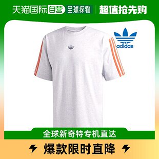 简约百搭舒适休闲DV3261 韩国直邮adidas阿迪达斯T恤圆领时尚