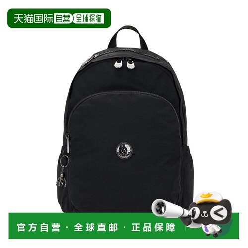 韩国直邮kipling 黑色背包野餐包 Delia KPABA13 EDBK双肩包