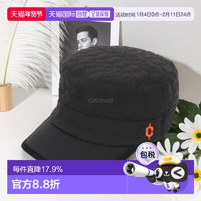 韩国直邮CLEF 绗缝罗纹工作帽（黑色） 帽子