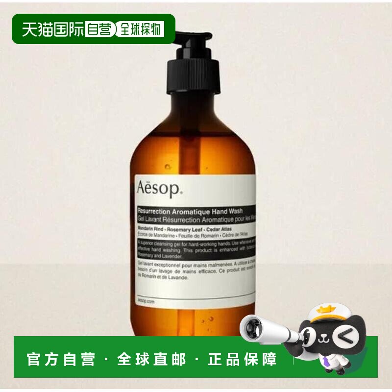 韩国直邮Aesop/伊索 赋活芳香洗手液 500mL正品图片