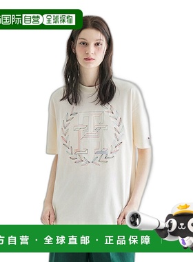 韩国直邮TOMMY HILFIGER 女士女装T恤T22E1TTO055WT1AEF