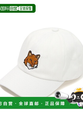 韩国直邮MAISON KITSUNE大号狐狸头刺绣棒球帽LM06103WW0087-P100