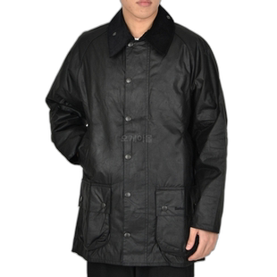 韩国直邮Barbour Beaufort Waxed Cotton Jacket - 黑色 蜡棉夹克