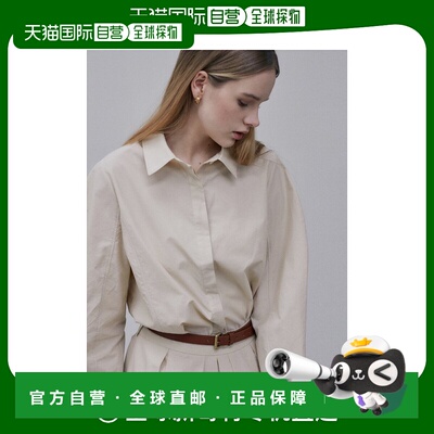 韩国直邮LOEUVRE正品 雪纺衫302255661Volume Sleeved Hidden But