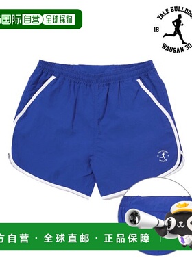 韩国直邮YALE [YALE X WAUSAN30] TAPING MESH TRACK SHORTS BLUE