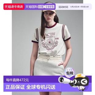 女士女装 ACTIF T恤COLOR BLOCK SHIRT 韩国直邮MARDI MERCREDI