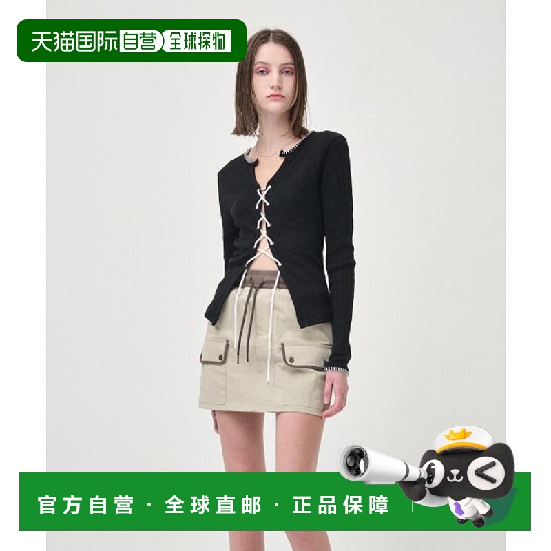 韩国直邮ETMON 女士半身裙SK140SSS81 Cargo Banding Mini Skirt,