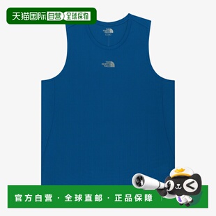 Logo印花修身 FACE 无袖 背心 潜水蓝 韩国直邮北面THE 男款 NORTH