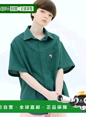 韩国直邮WAIKEI韩国小众设计师狗狗图案时尚日常衬衫YK22HSSH02