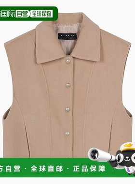 韩国直邮SISLEY 女士棉马甲 SACT85461BG休闲潮流穿搭 高级感正品