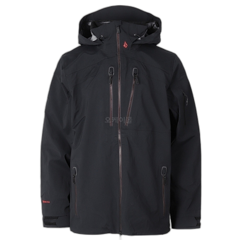 韓國直郵VOLCOM GUCH 彈力 GORE 夾克 (VU234JS002-BK) 服裝/道具