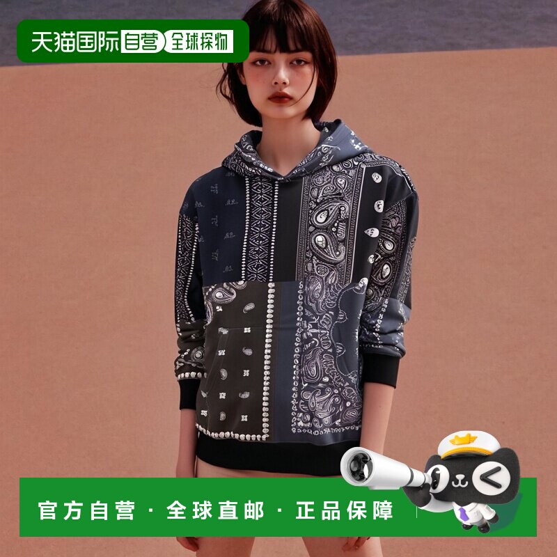 韩国直邮MAHAGRID 秋冬新款潮牌简约百搭运动休闲连帽卫衣MG2BFMM