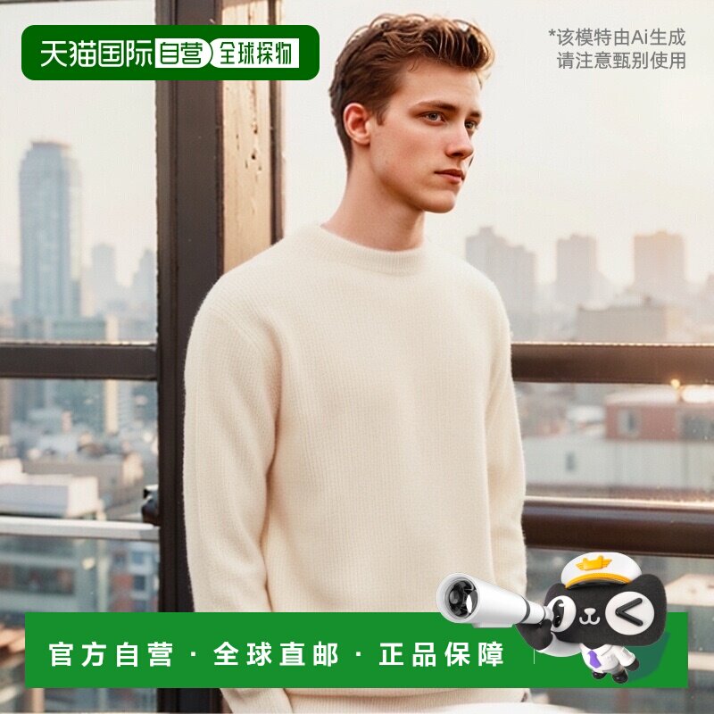 韩国直邮ANDERSEN-ANDERSEN 男针织SAILOR CREWNECK毛衣 Taupe