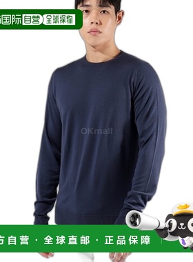 韩国直邮JOHN SMEDLEY Marcus 烟蓝色圆领针织衫 男士 商务休闲 2