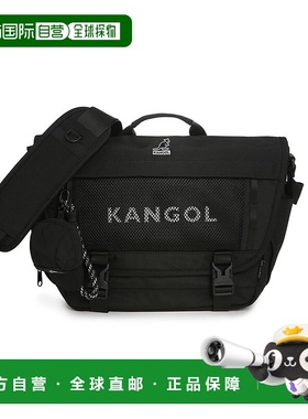 韩国直邮KANGOL Icon 阿尔法斜挎包 2090 黑色（KREBMB20900）