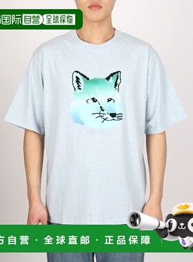 韩国直邮MAISON KITSUNE KM00118KJ0008-H429 活力狐狸头印花纯棉