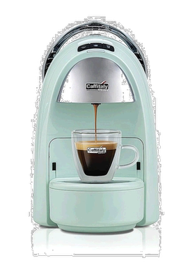 韩国直邮Caffitaly原装胶囊咖啡机COMO S18赠40粒咖啡胶囊复古风
