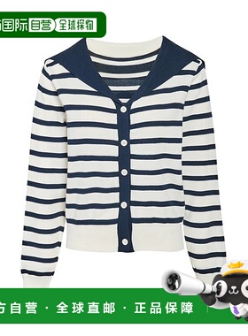韩国直邮jj jigott  针织衫羊毛开衫条纹