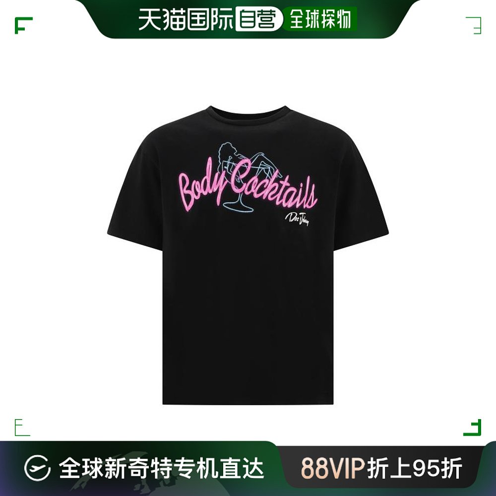韩国直邮GALLERY DEPT短袖T恤男BDC 1000BLCK Black