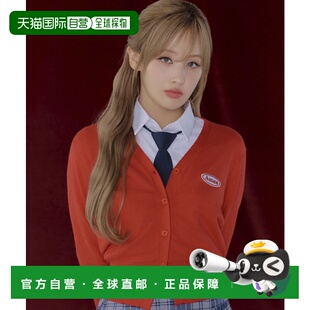 Worldwide WAPPEN 女士毛针织衫 LOGO CARDIGAN BASIC 韩国直邮Ames