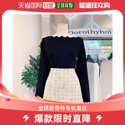 韩国直邮Line T恤 大邱百货店Dorothy Holic水纹唇线T恤(DO43603)