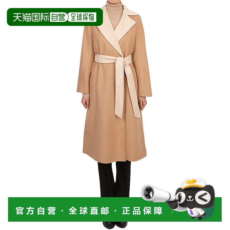 1h可退 韩国直邮max mara60160239650 CLES 059 女士 大衣羊毛