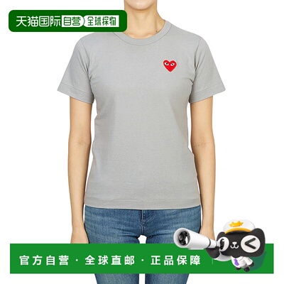1h可退 韩国直邮comme des garcons 女士 上装T恤半袖