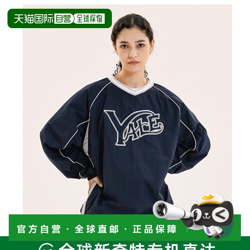 韩国直邮YALE NYLON SPORTS TEAM JERSEY LS NAVY运动长裤YD08LS7