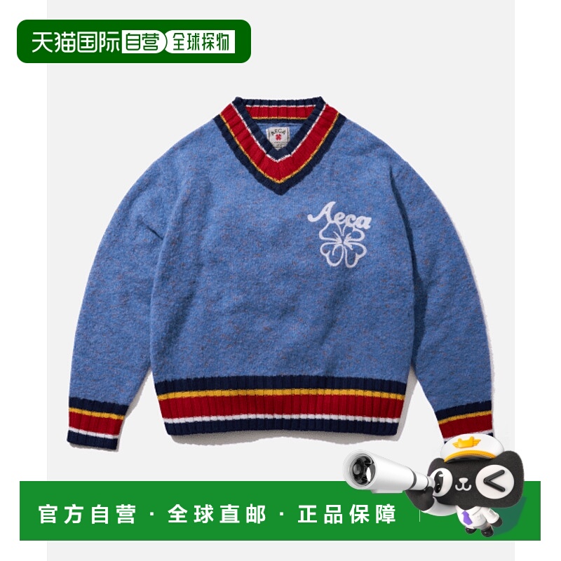 韩国直邮AECA 男士男针织AWCMFWBCKNISO005G3LA AECA CRICKET KNI