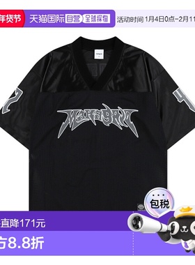 韩国直邮MAHAGRID街头潮牌24年新款美式复古校园休闲球衣MG2EMMT5
